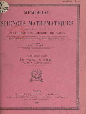 cover image of Les réseaux (ou graphes)